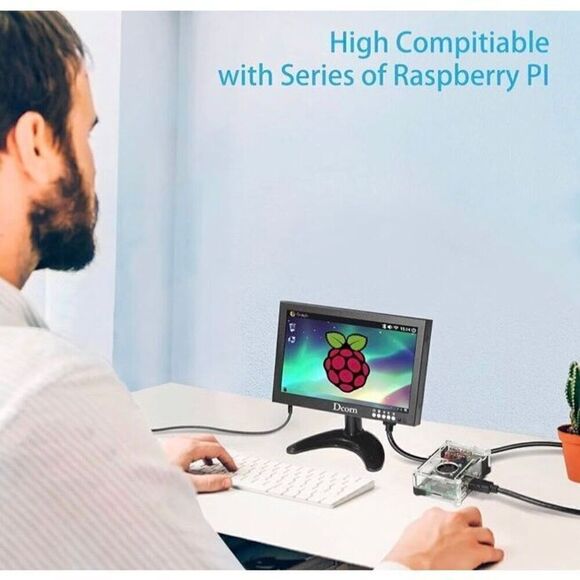 DCORN - 🎉HPX6 🎉 NWT - 8” HD82 Color Monitor- Metal Frame/1280 x 720/ Boxed - Picture 13 of 16